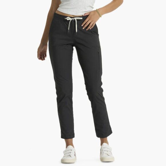 Vuori Womens Ripstop Pant DuraTerra Charcoal Gray Mid-Rise Organic Cotton Small - Picture 1 of 13